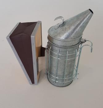 Smoker Verzinkt L/ 10cm mit Schutzgitter